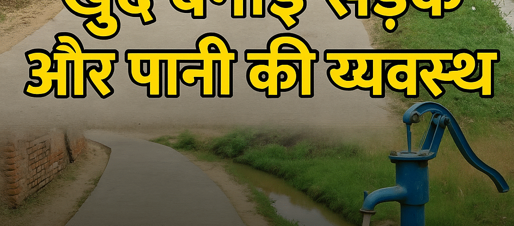 बिहार के इस गांव ने खुद बनाई सड़कों और पानी की व्यवस्था – बिना किसी सरकारी मदद!